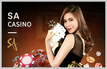 Sảnh SA Gaming Baccarat với không gian sang trọng tại neu88 casino